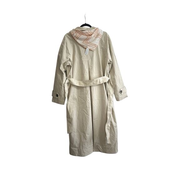 NWT ZARA LONG SLEEVES WITH SCARF TRENCH COAT  XS 4749/706/721 - Picture 4 of 10
